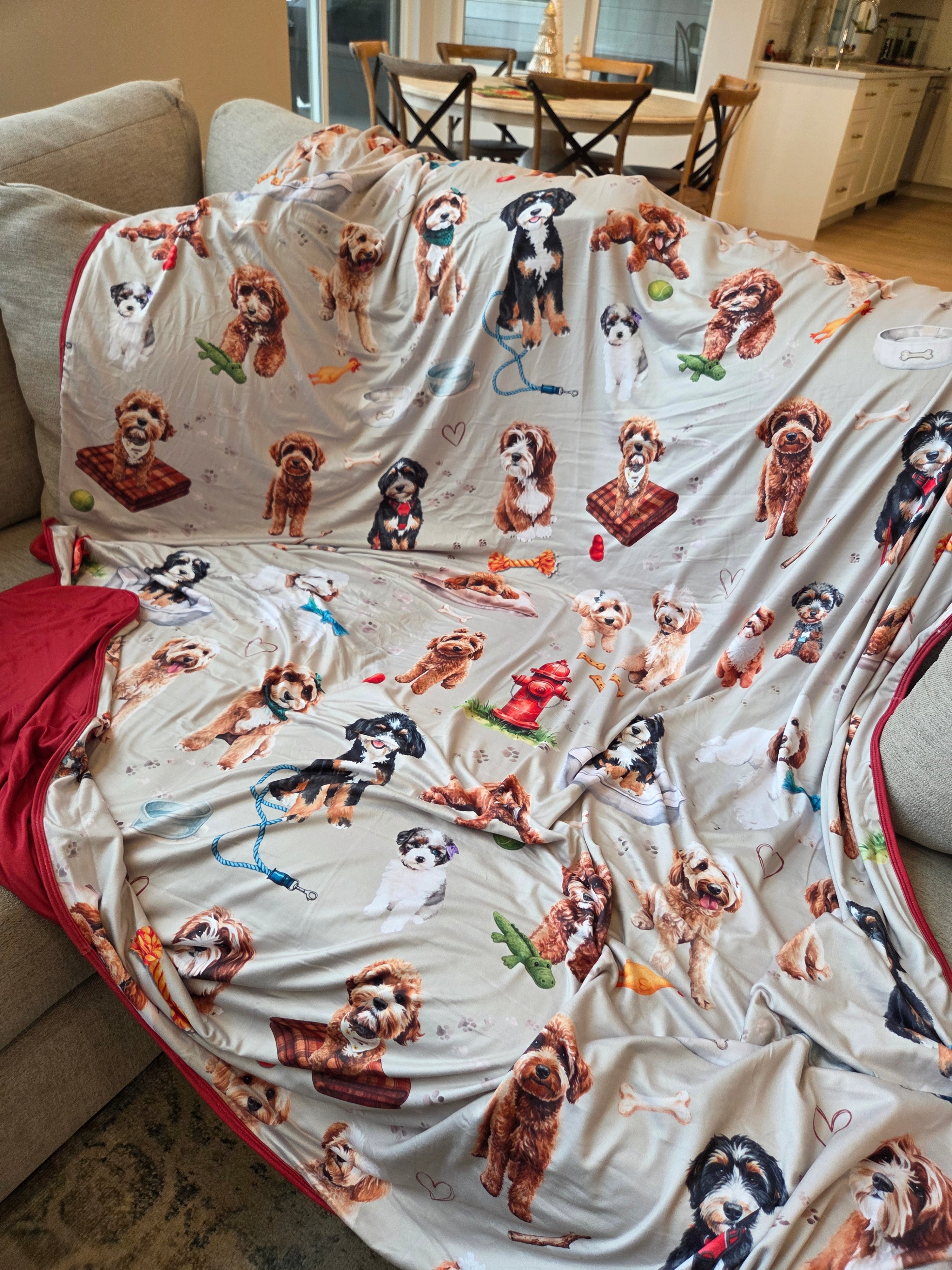 Doodle Life Dog Journey Blankets