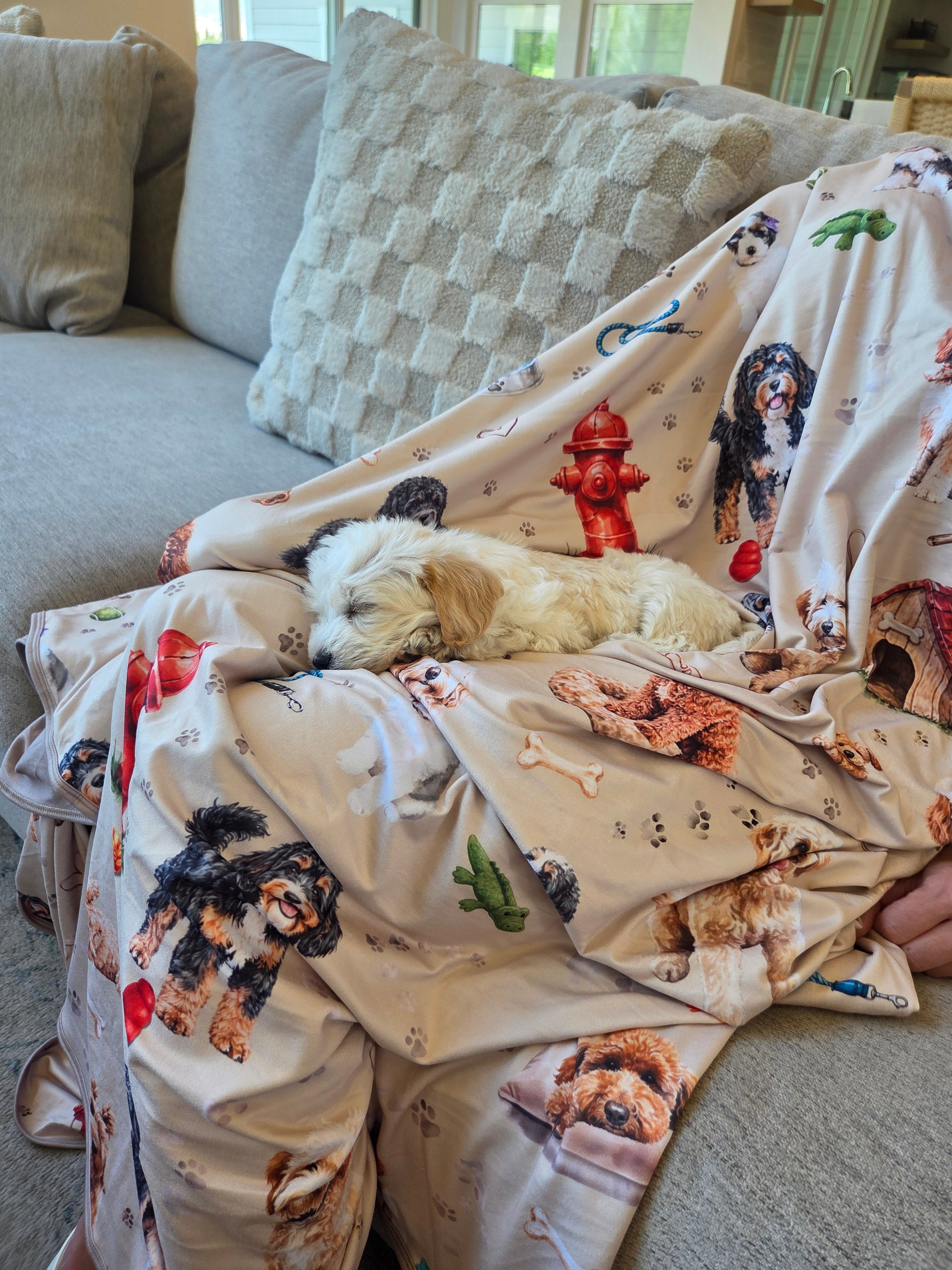 Doodle Life Dog Journey Blankets