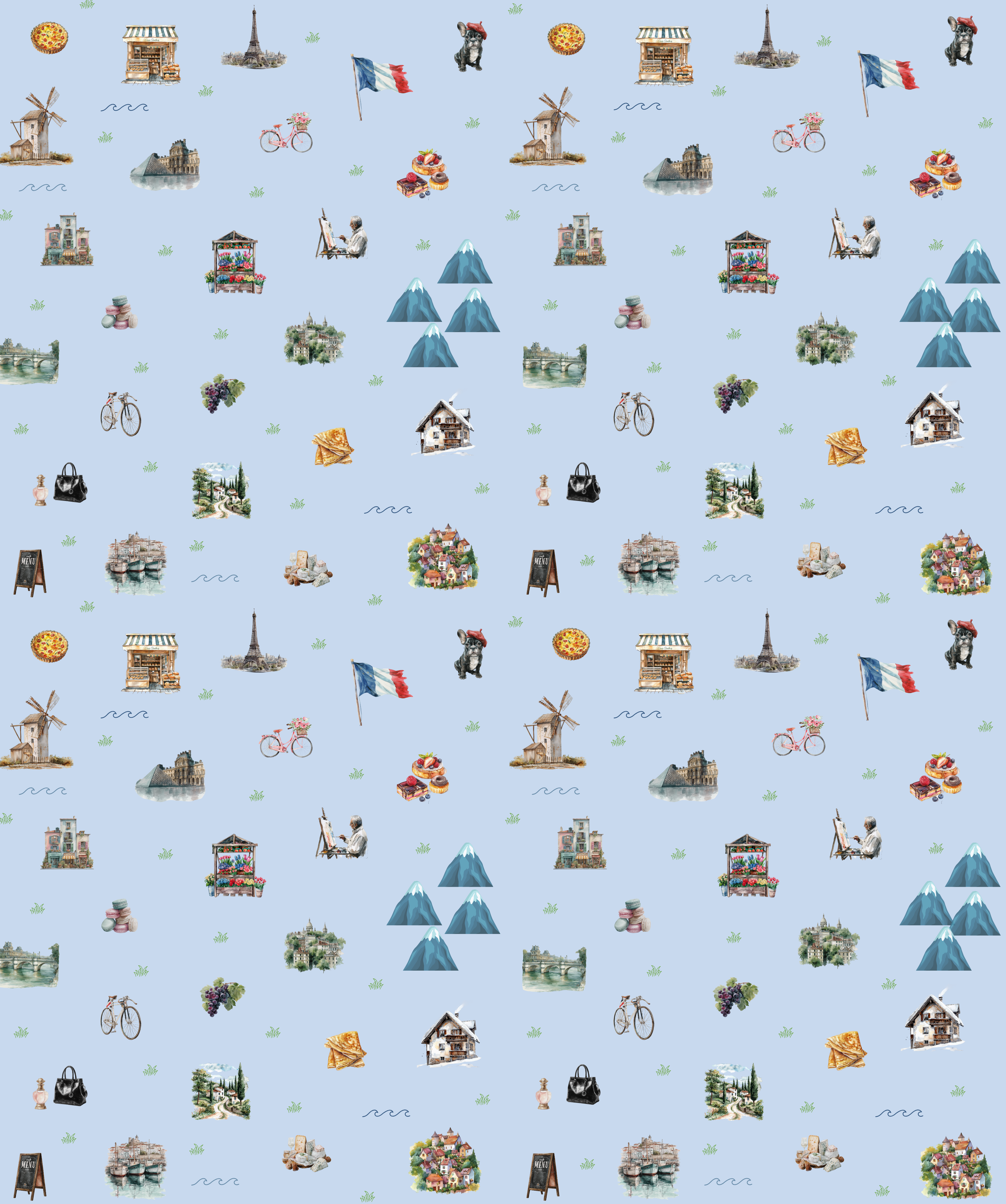 France Journey Blankets