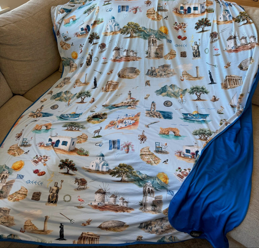 Greece Journey Blankets