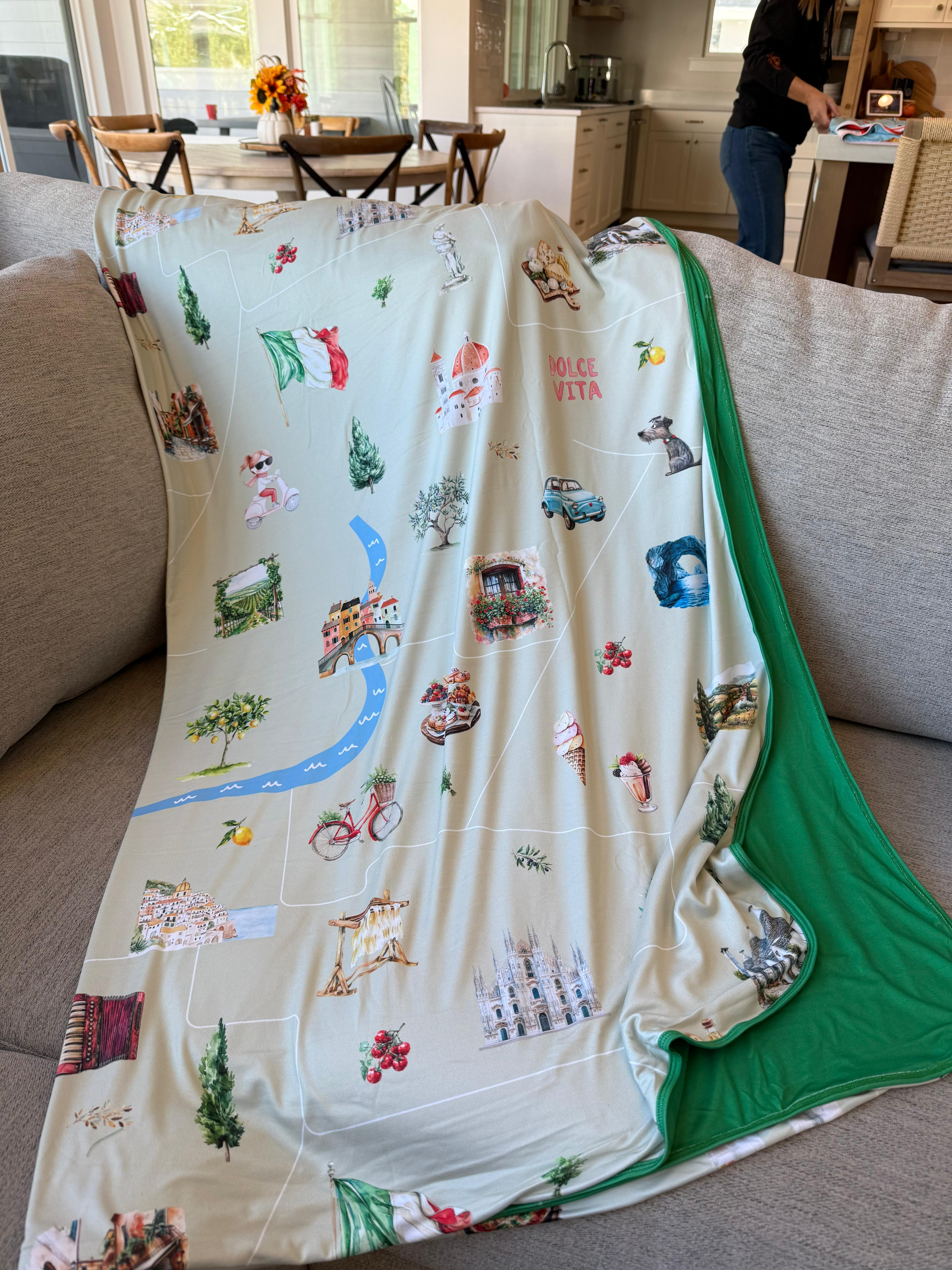 Italy Journey Blankets