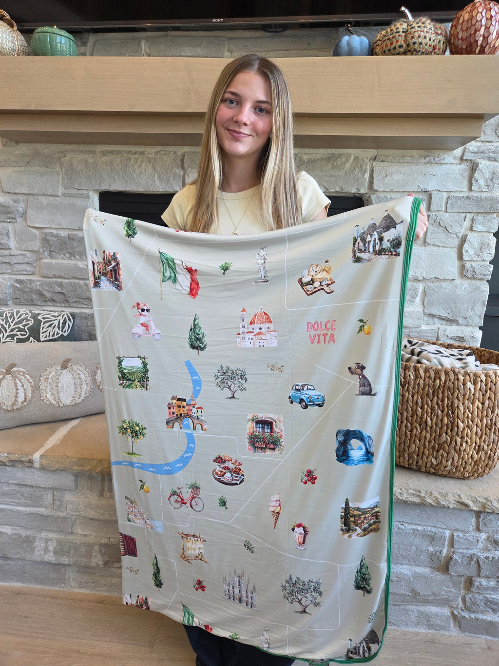 Italy Journey Blankets