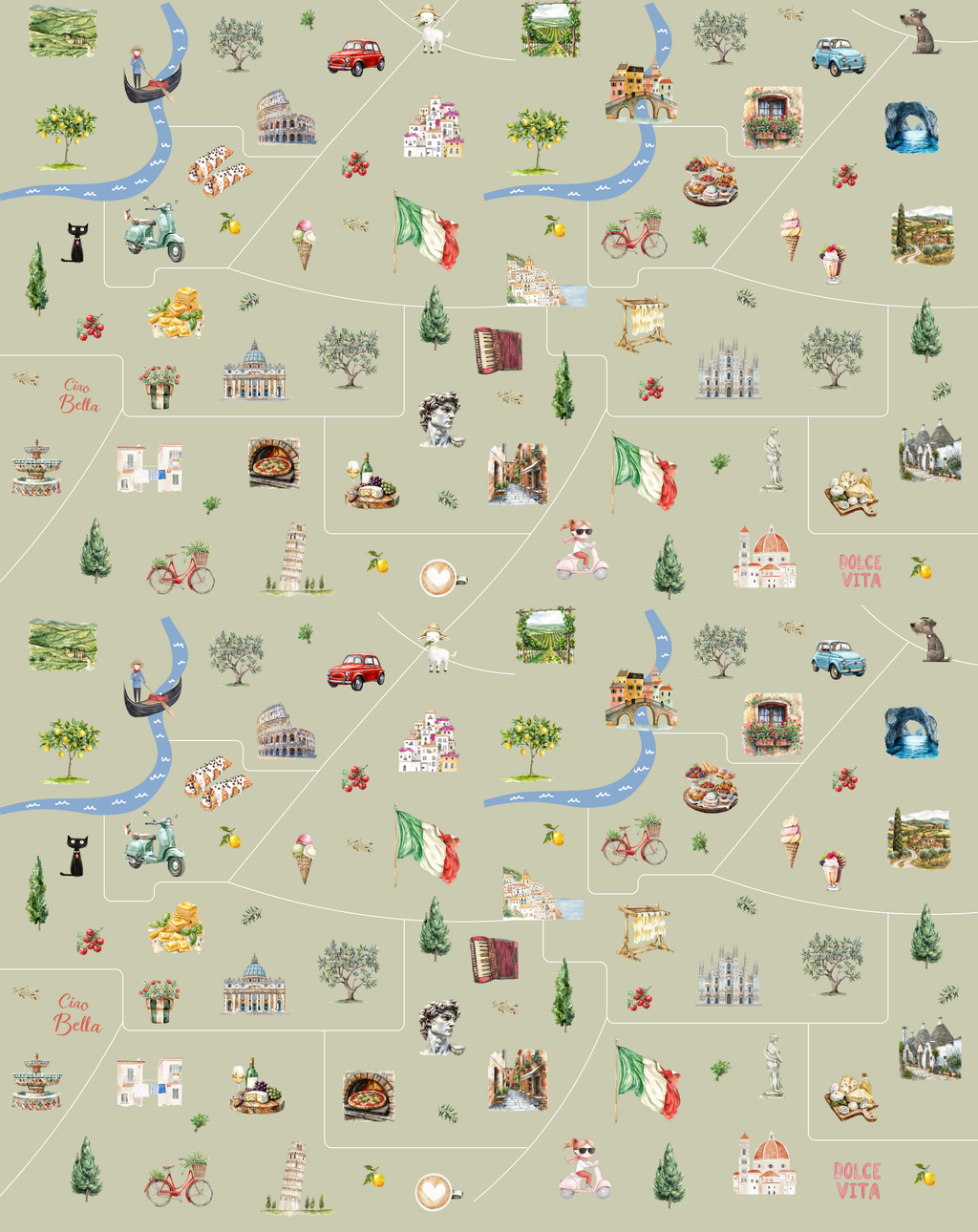 Italy Journey Blankets