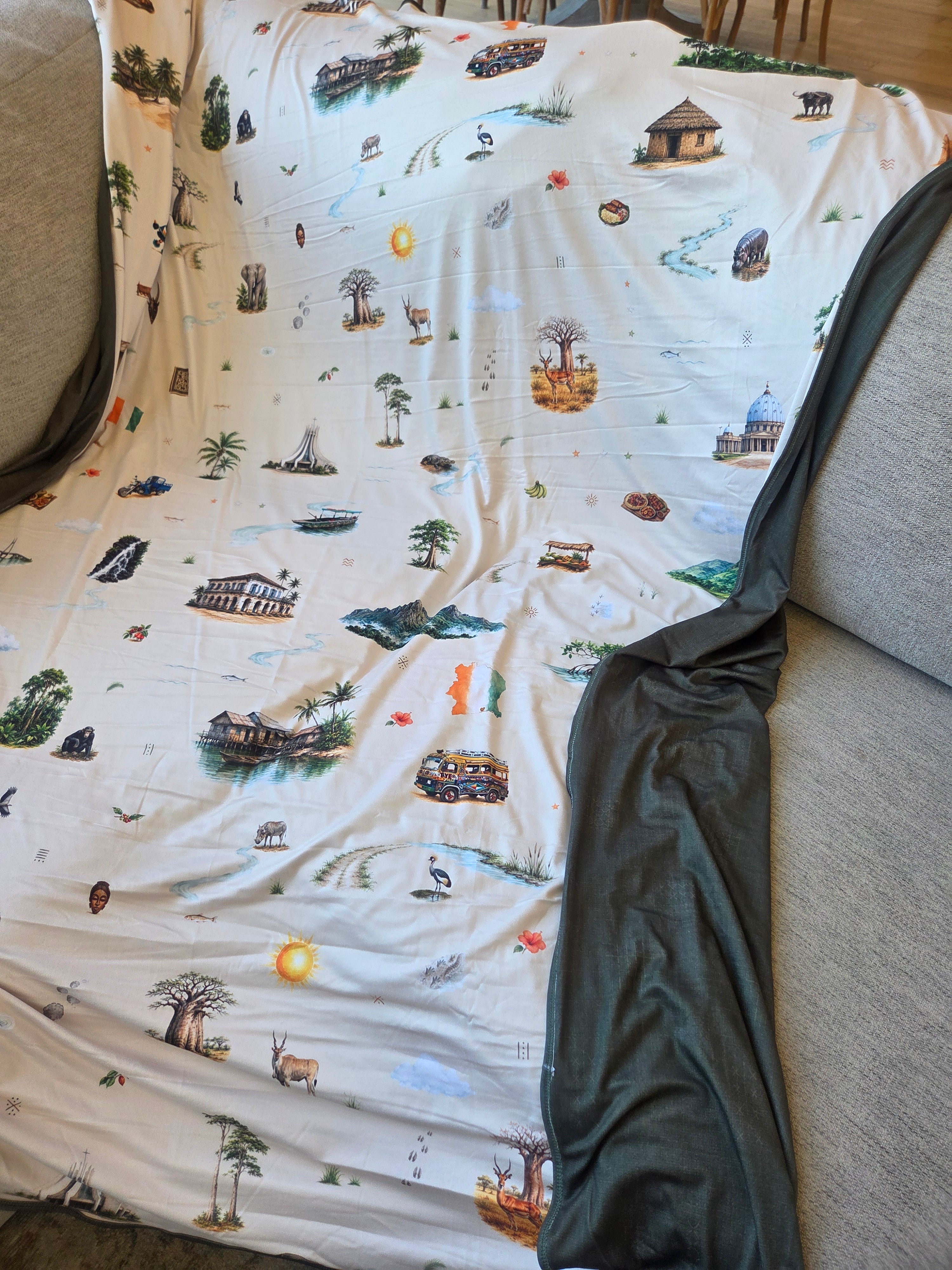 Côte d'Ivoire (Ivory Coast) Journey Blankets