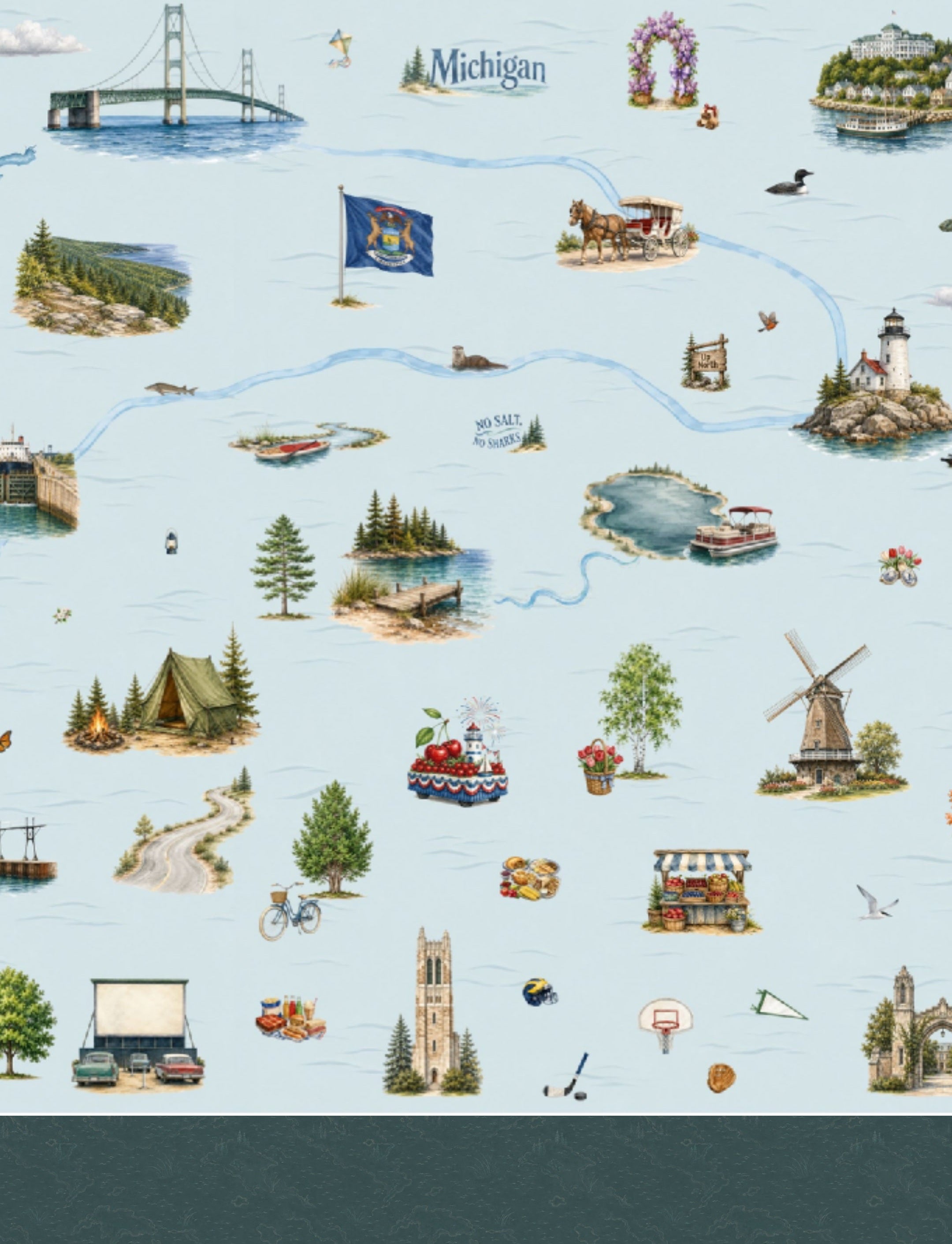 Michigan Journey Blankets