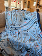 Navy Hooyah Journey Blankets