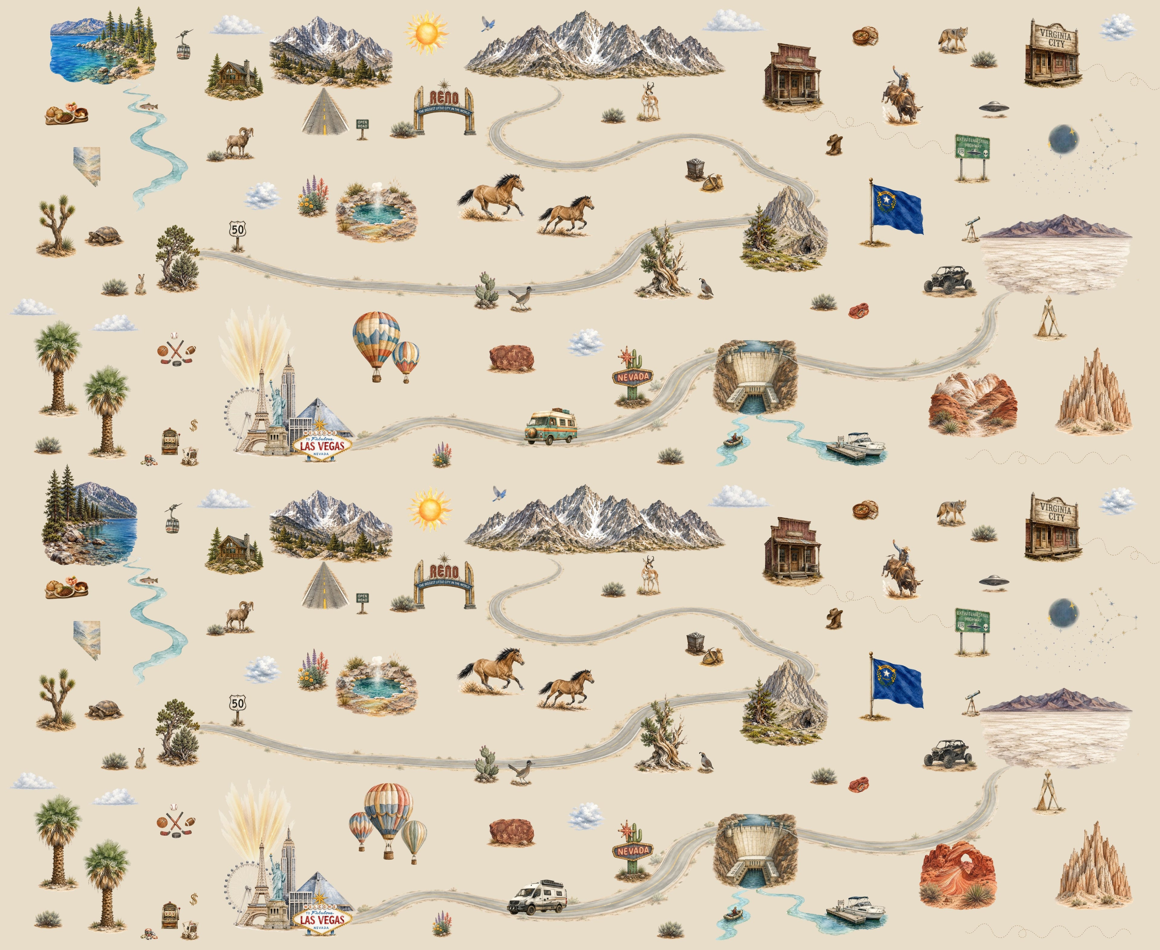 Nevada Journey Blankets