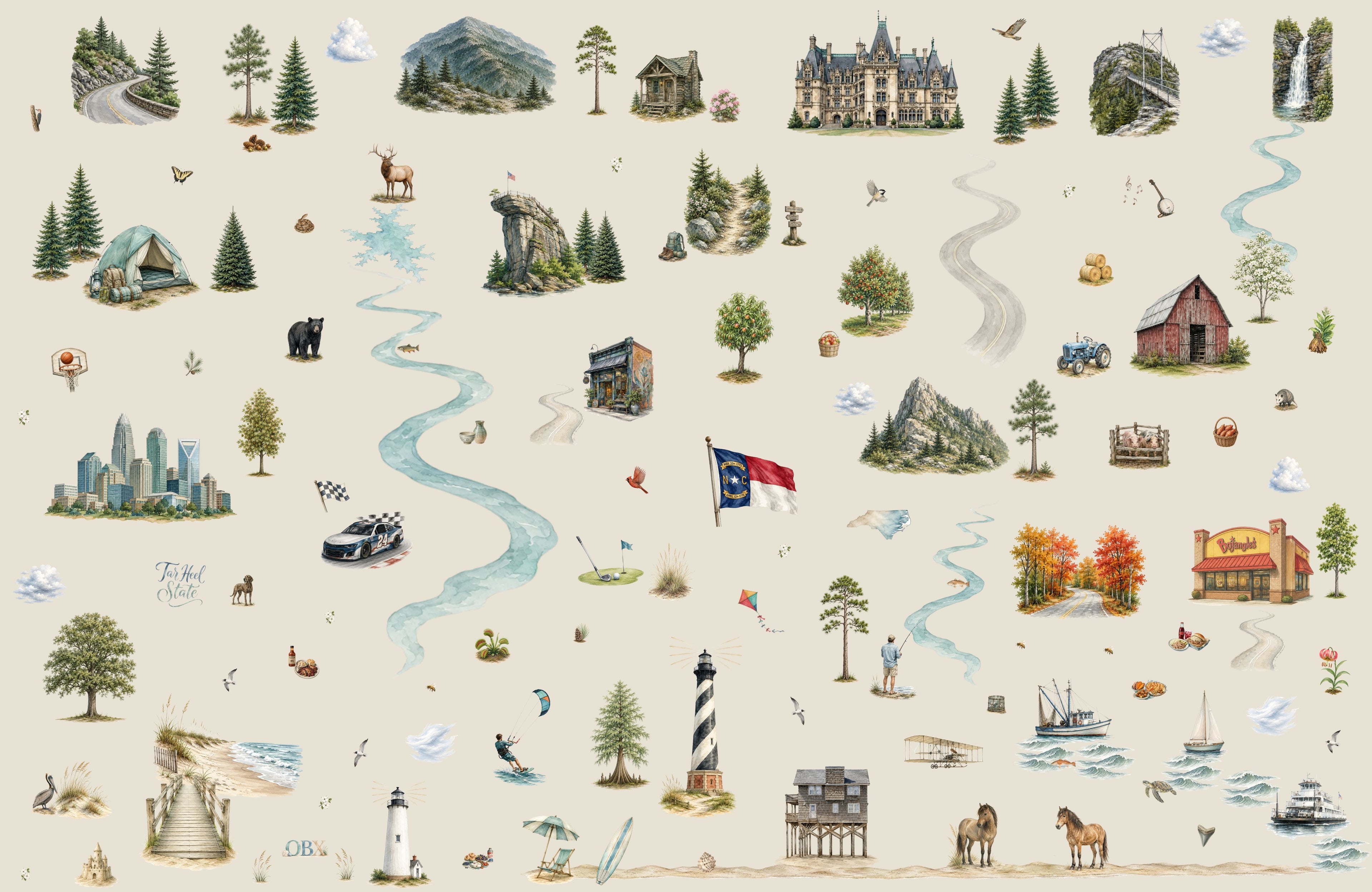 North Carolina Journey Blankets