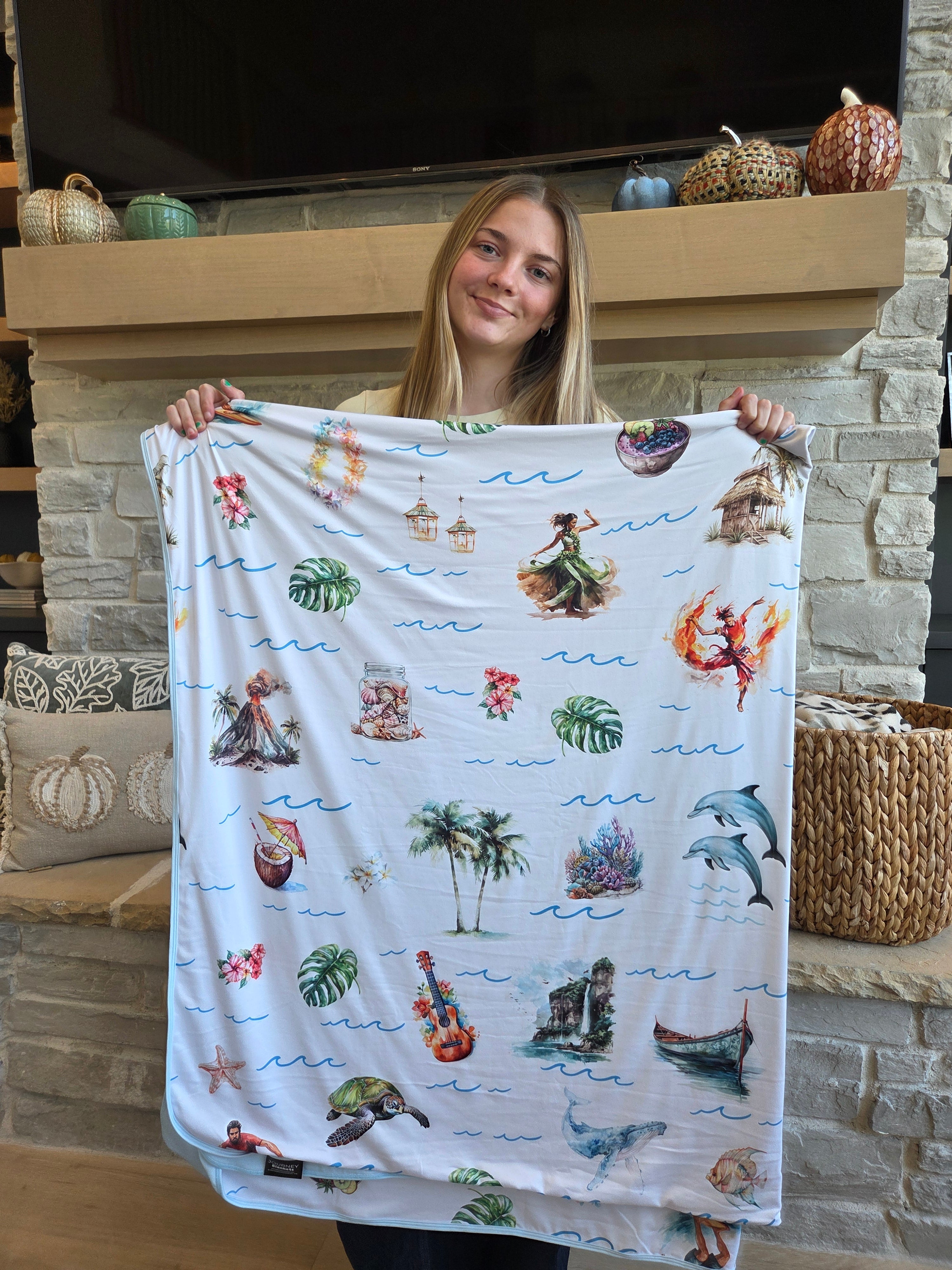 Pacific Islands Journey Blankets