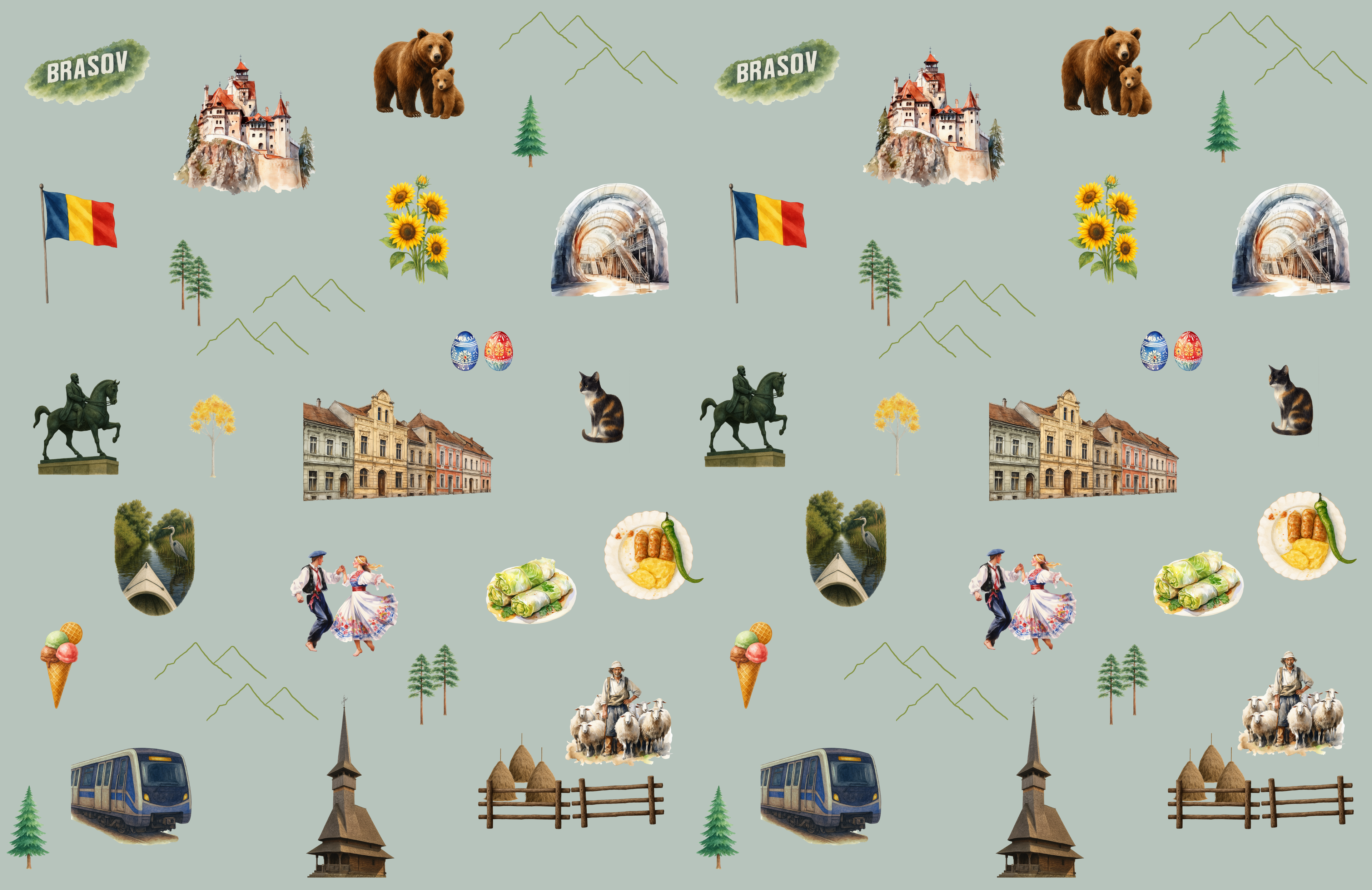 Romania Journey Blankets