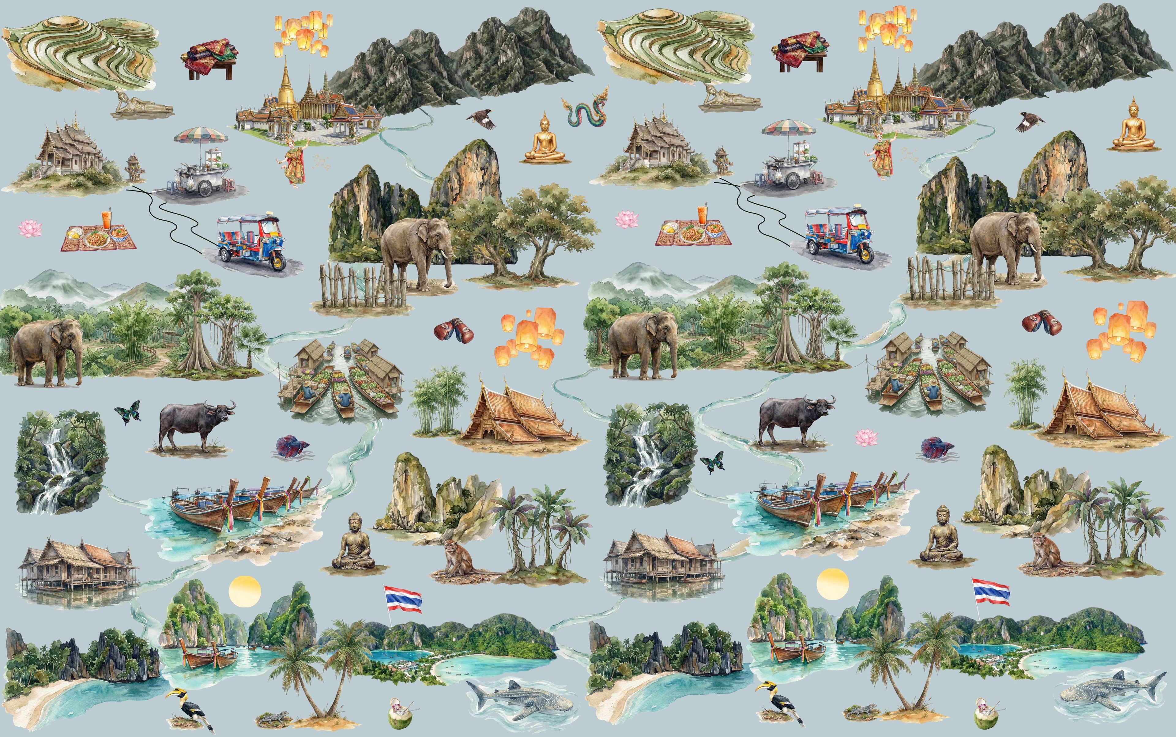 Thailand Journey Blankets