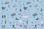 Navy Hooyah Journey Blankets