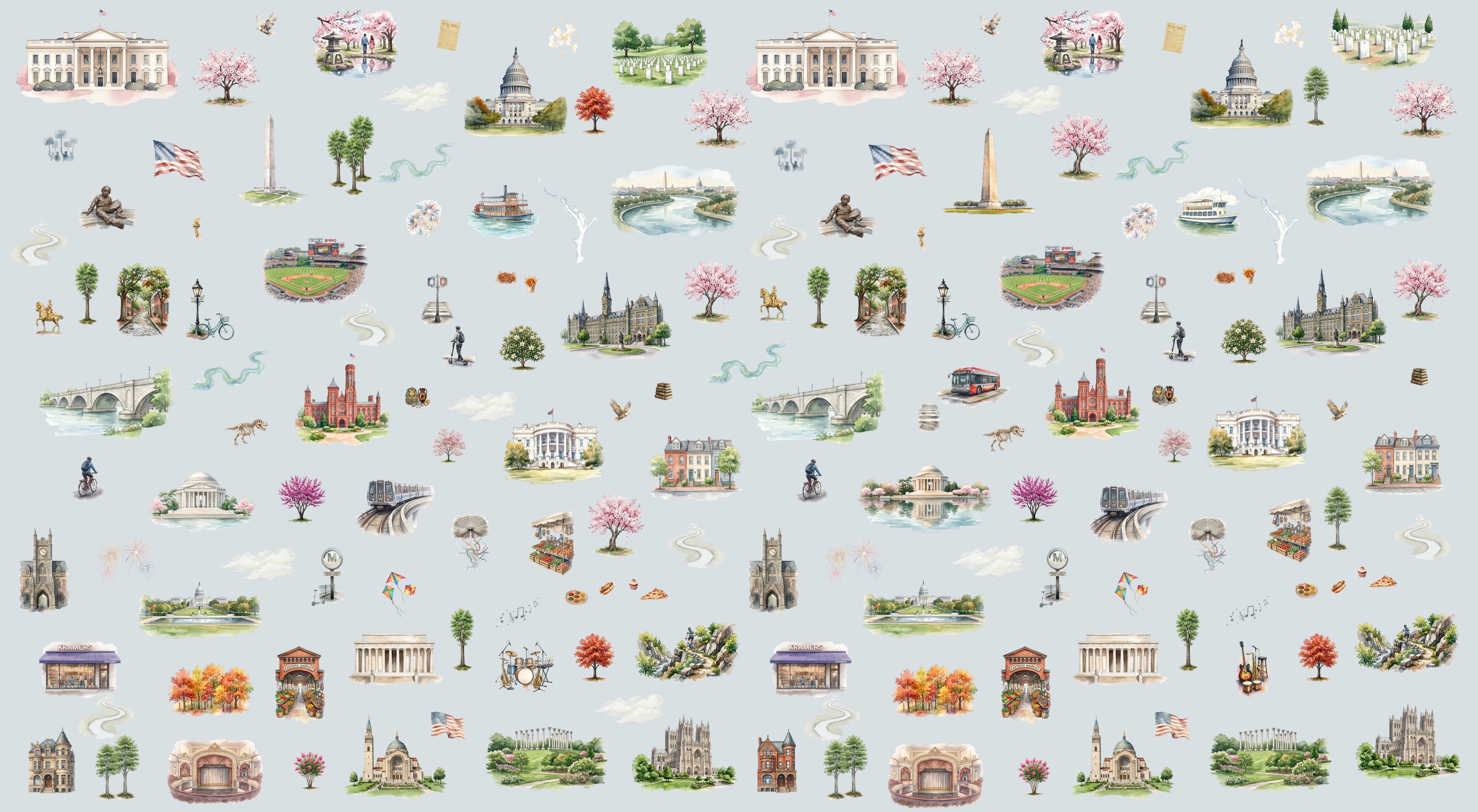 Washington DC Journey Blankets