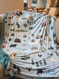 Washington & Oregon Pacific Northwest Journey Blankets