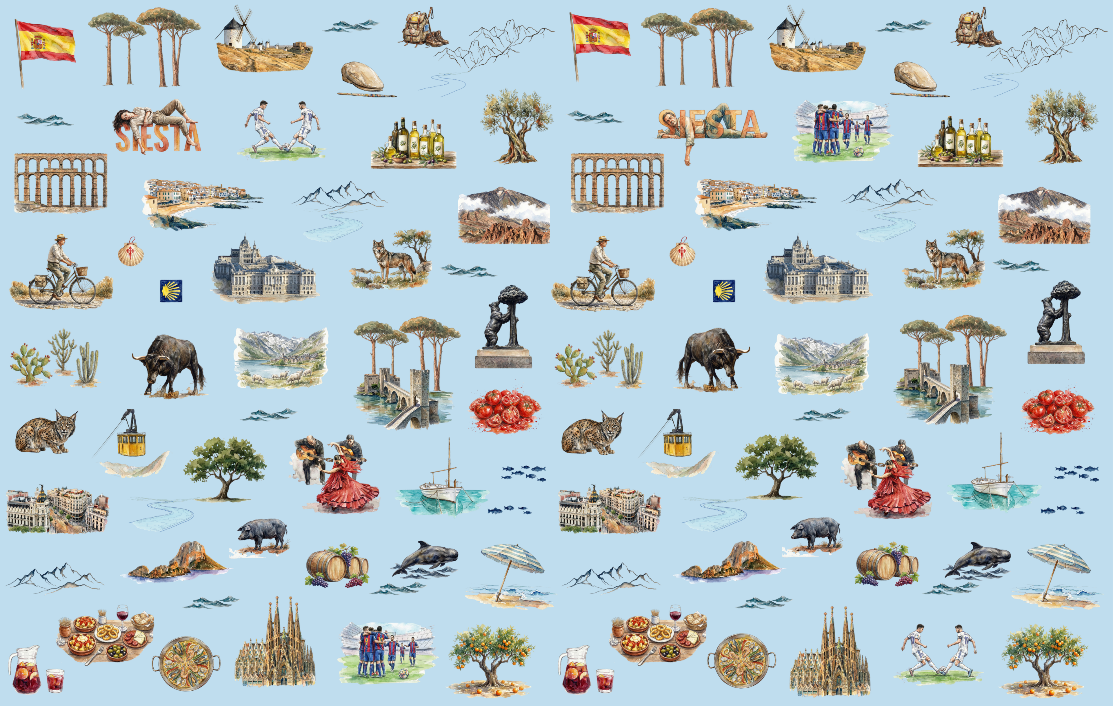 Spain Journey Blankets